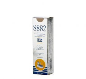 8882 Crème Fond de Teint Anti-bronzage Très Haute Protection SPF 50+ Teinte Lotus : Blanche-rosée (pour les peaux de type asiatique)  - Tube de 40 ml