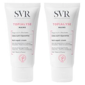 SVR Topialyse Crème Nutri-Réparatrice Mains - Lot de 2 x 50ml