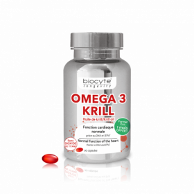 BIOCYTE Longevity Omega 3 Krill 90 Capsules