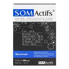 Synactifs Somactifs Sommeil - 30 gélules