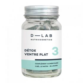 D-LAB NUTRICOSMETICS Détox Ventre Plat - Cure 1 mois