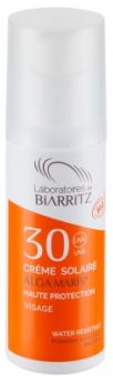 Laboratoires de Biarritz Alga Maris Crème Solaire Visage SPF30 Bio - Flacon pompe 50 ml