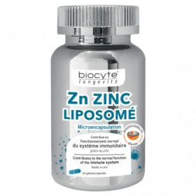 BIOCYTE Longevity Zn Zinc Liposomal 60 Gélules