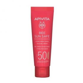 APIVITA Gel-crème Visage Teinté Hydra Fraîcheur SPF50 Bee Sun Safe - 50ml 