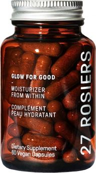 27 ROSIERS Glow for good complément peau hydratant - 60 capsules