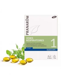PRANAROM Oleocaps+ Voies Respiratoires Bio 30 capsules