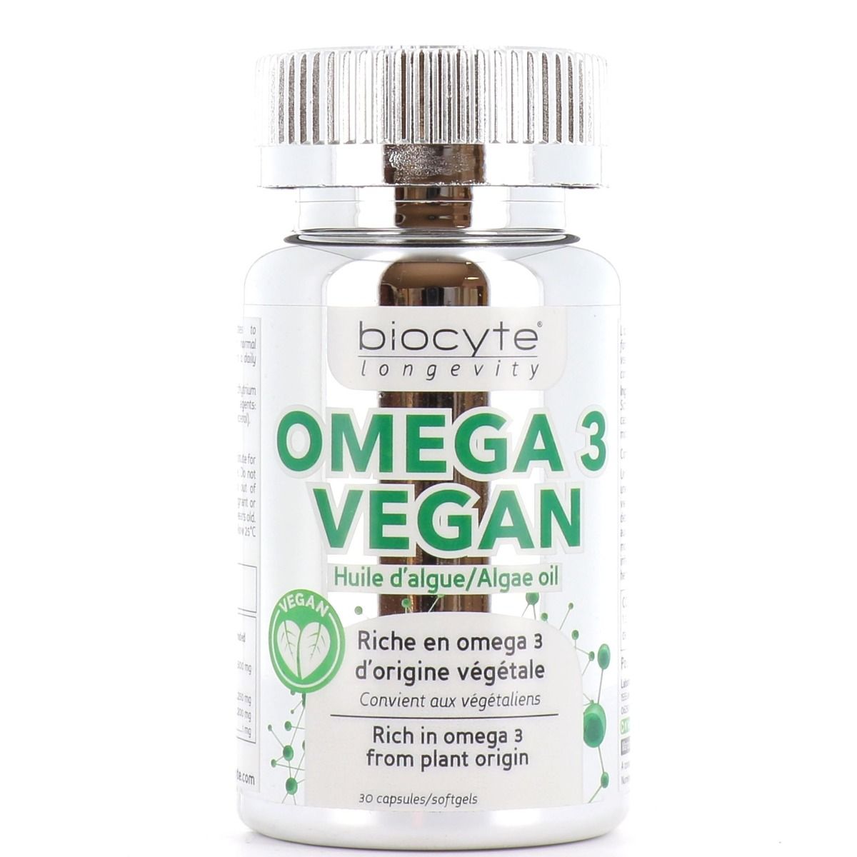 Biocyte Longévity Omega 3 Vegan